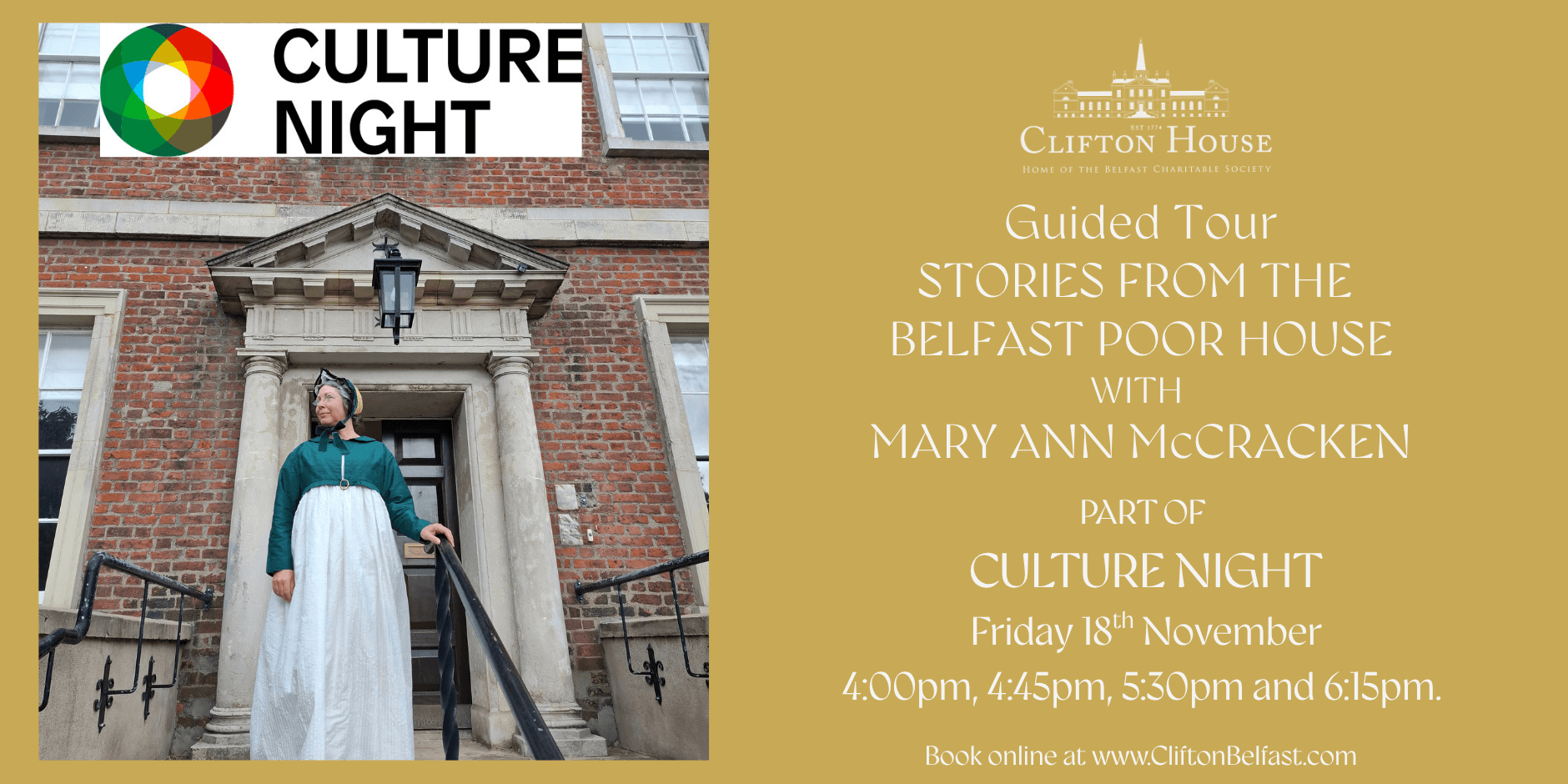 Culture Night at Clifton House
